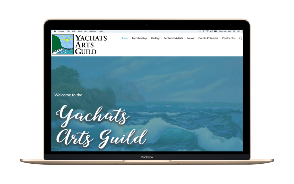 New Website for Yachats Arts Guild- Intent Design Studio