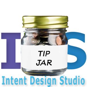 Intent Design Studio tip jar